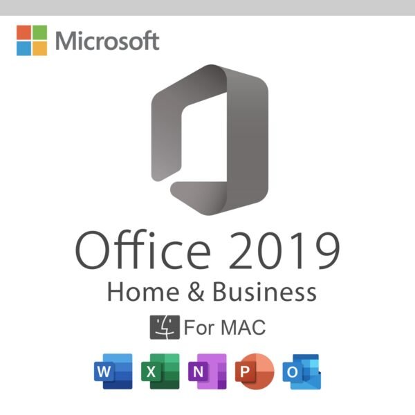 Microsoft Office 2019 Home & Business for 1 MAC - Lifetime License Key