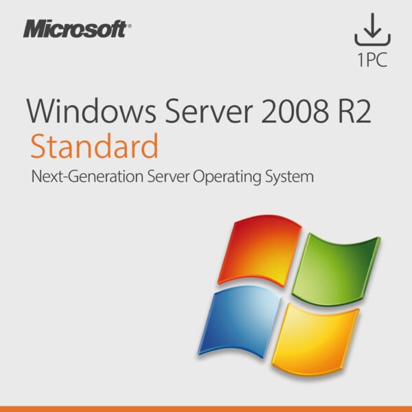 Microsoft Windows Server 2008 R2 Standard for 1 PC Quincode